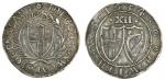 Commonwealth (1649-60), Shilling, 5.82g, 1654, m.m. sun, ns over inverted ns in obverse legend, shie