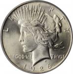 1926-D Peace Silver Dollar. MS-66+ (PCGS). CAC.