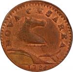 1786年新泽西铜业铜章 PCGS MS 65+ 1786 New Jersey Copper