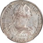 MEXICO. 8 Reales, 1778-Mo FF. Mexico City Mint. Charles III. NGC AU-53.