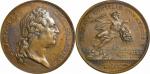 1752年路易十六铜章。PCGS AU55
