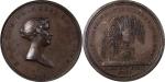 1817年英国夏洛特公主大婚纪念铜制样章。PCGS SP63 34619942