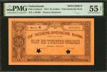 NETHERLANDS. Nederlandsche Bank. 25 Gulden, 1914. P-Unlisted. Specimen. PMG About Uncirculated 55 EP