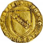 SPAIN. Castile & Leon. Dobla de la Banda, ND (1430-54)-S. Seville Mint. Juan II. NGC MS-61.