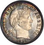 1892 Barber Dime. MS-67 (PCGS). CAC. Secure Holder.