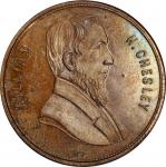 Undated (ca. 1859) Sages Numismatic Gallery -- No. 7, William H. Chesley. Original. Bowers-7. Die St