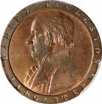 GREAT BRITAIN. Lancashire. Lancaster. Copper 1/2 Penny Token, 1794. PCGS MS-65 Red Brown.