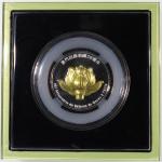 Macau, a silver commemorative medallion, 2019, 20th Anniversary Return to China, issued by Singapore
