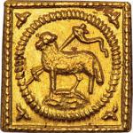ドイツ帝国 ニュルンベルク (German Empire Nurnberg) 羊図 1/16デュカット金貨 Klippe 1700年 KM247 ／ Sheep 1/16 Ducat Gold Kli