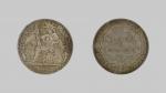 1899年法属印度支那自由女神坐像一皮亚斯特银币