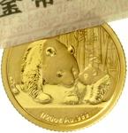 2011年熊猫纪念金币1/20盎司 完未流通