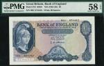 Bank of England, L.K. OBrien, £5, ND (1961), prefix H01, blue & multi-coloured, helmeted head of Bri