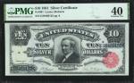 Fr. 301. 1891 $10 Silver Certificate. PMG Extremely Fine 40.