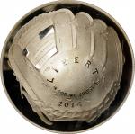 2014-P National Baseball Hall of Fame Silver Dollar. Pete Rose Signature. Proof-69 Deep Cameo (PCGS)