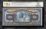 COSTA RICA. Banco Internacional de Costa Rica. 10 Colones, 1919. P-175a. PCGS Banknote Choice Very F