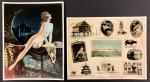 1920-1930年代山东烟台A - Fung Studio 照相馆彩色大型宣传照片两件. 品相良好.