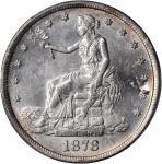 1878-S Trade Dollar--Chopmark--AU-58 (PCGS).