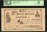 San Francisco, California. The Imperial Government of Norton I, March 11, 1876. 50 Cents at 7% Inter