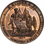 Kentucky--Louisville. 1858 H. Miller & Co. Miller-Ky 25. Copper. 33 mm. Mint State, Red and Brown.