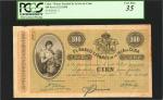 CUBA. Banco Espanol de la Isla de Cuba. 100 Pesos, 1896. P-51. PCGS Very Fine 35.