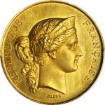 FRANCE. Worlds Fair Animal Breeding Award Gold Medal, 1878. PCGS SP-64 Gold Shield.