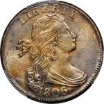 1806 Draped Bust Cent. S-270, the only known dies. Rarity-1. MS-64 BN (PCGS).
