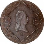 AUSTRIA. 15 Kreuzer, 1807-A. Vienna Mint. Franz II. PCGS MS-63 Brown.