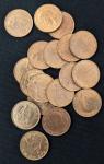 印度及英国铜币40枚一组，1/12安娜包括1848年，1910年，1932年2枚及1941年4枚，1/2 Pice包括1936年2枚，及1/4安娜包括1935年7枚，1940年3枚及1941年，另外法