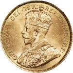 CANADA. 5 Dollars, 1912. Ottawa Mint. George V. PCGS MS-64.