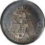 MEXICO. 50 Centavos, 1886-Mo M. Mexico City Mint. PCGS AU-55.