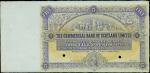SCOTLAND. The Commercial Bank of Scotland Limited. 5 Pounds, ND (1887-1906). P-S316cts. Color Trial 