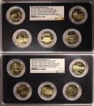 世界文化遗产精制币一套十枚 NGC PF69UC（多币封装）