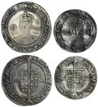 Edward VI (1547-53), Shilling, fine silver issue, 6.02g, mm. tun, crowned facing bust, rose to left,