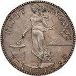 PHILIPPINES. 50 Centavos, 1907. Philadelphia Mint. NGC MS-63.