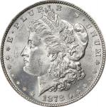 1878 Morgan Silver Dollar. 7/8 Tailfeathers. VAM-41. Top 100 Variety. Strong. MS-63 (PCGS).