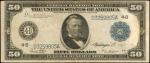 Fr. 1039A. 1914 $50  Federal Reserve Note. Cleveland. Very Fine.