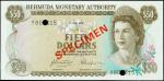 BERMUDA. Bermuda Monetary Authority. 50 Dollars, 1978. P-32s. Specimen. PCGS Superb Gem New 67 PPQ.