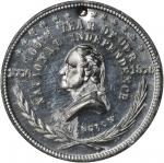 1876 National Independence - Brooklyn Sunday School Medal. White Metal. 31.4 mm. Musante GW-873; Bak