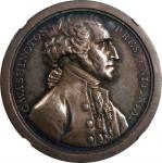 1797 (ca. 1859) Sansom Medal. First Reissue. Musante GW-59, Baker-72, Julian PR-1. Silver. AU-55 (NG