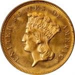 1880 Three-Dollar Gold Piece. MS-63 (PCGS). CAC. OGH--First Generation.
