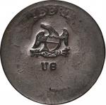 (EAGLE) / US on a Draped Bust large cent. Brunk-Unlisted, Rulau-Unlisted. Host coin About Poor. 