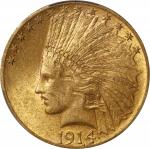 1914 Indian Eagle. MS-61 (PCGS).