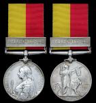 The Well-Documented and Rare Uganda Campaign medal to Miss Bertha Taylor, Church Missionary Society,