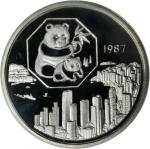 1987年熊猫纪念银币5盎司 PCGS Proof 69