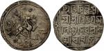 TRIPURA: Vijaya Manikya, 1532-1564, AR tanka (10.78g), SE1479, KM-65, R&B-113, lion facing right wit