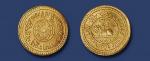西藏狮子图金币