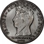1796 (after 1880) Castorland Medal. Silver, Copy Obverse and Reverse Dies. W-9165, Breen-1070. MS-62