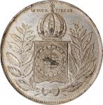 BRAZIL. 2000 Reis, 1851. Rio de Janeiro Mint. Pedro II. PCGS MS-64+ Gold Shield.
