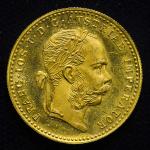 1915奥地利约瑟夫一世金币 近未流通