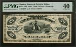MEXICO. Banco de Patricio Milmo. 20 Pesos, 1800s. P-S368. Remainder. PMG Extremely Fine 40.